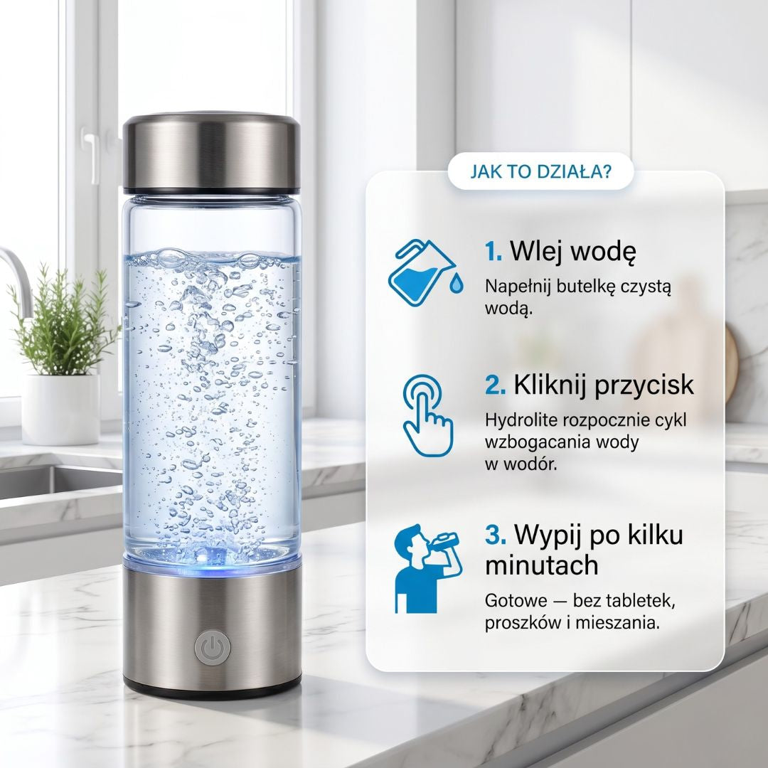 Hydrolite – Woda wodorowa nowej generacji