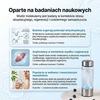 Hydrolite – Woda wodorowa nowej generacji